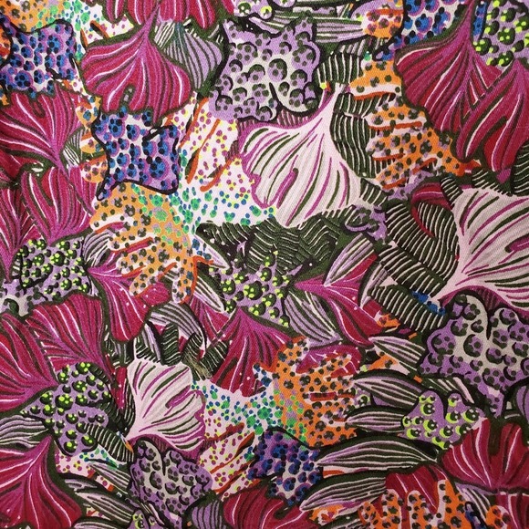 Kika Vargas X Target Coral Reef Scallop Edge Wrap Shirt Medium Bold Print NWT M - Picture 10 of 15